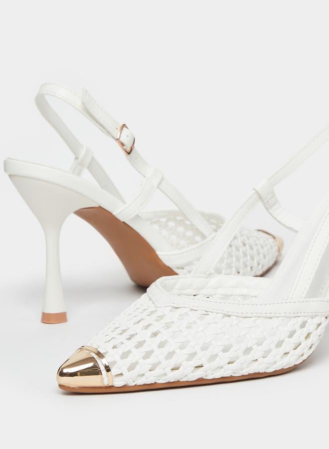 ستايلي حذاء بحزام خلفي منسوجة - Image 4